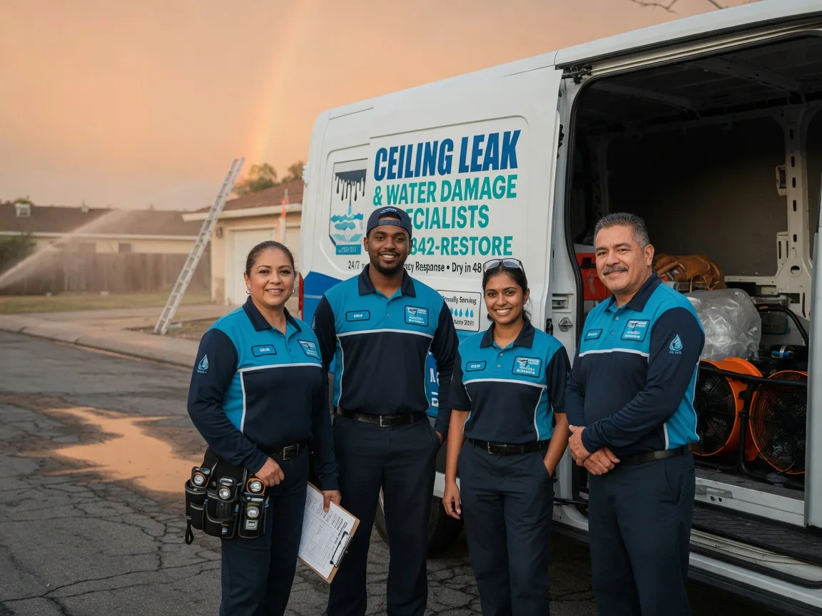 Ceiling Leak Cleanup company in Falls, PA